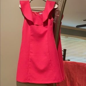 Pink Knee Length Dress